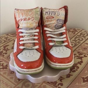 coach hightop sneakers